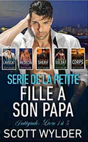la petite fille a son papa